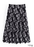 Boho Skirts in Mariana in Lace White, Purple and Black For Women